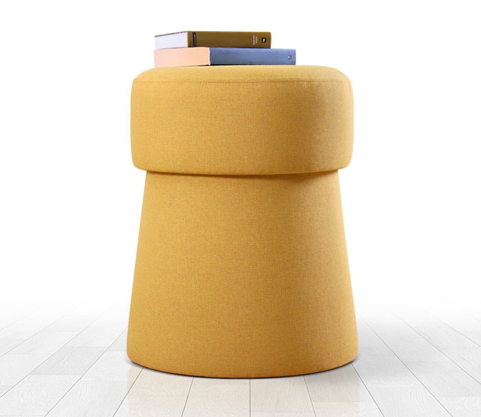 Atelier Del Sofa Puff Amarillo Mostaza